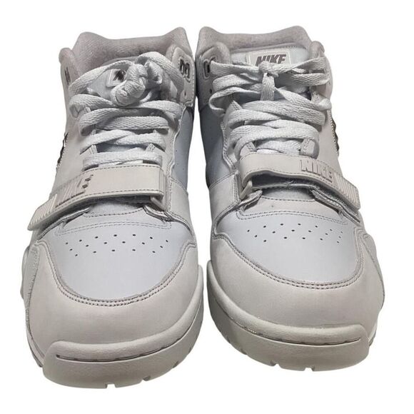 Nike Air Trainer 1 Sneakers Mens 12.5 Gray SB LVIII Super Bowl 58 Mid Top NEW - Picture 2 of 10